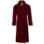 Donington men's smoking jacket in red – long velvet smoking robe for men